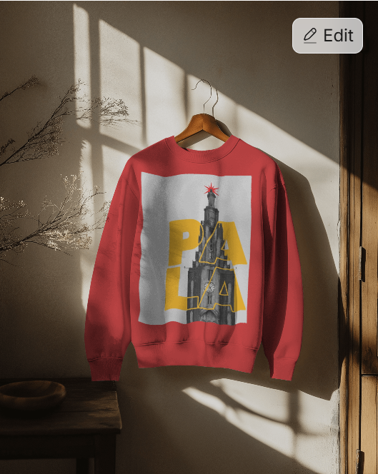 pala baced sweatshirt red colour