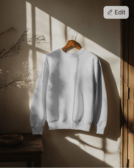 white colour sweatshirt